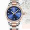 Reloj Automático para Mujer Oro Rosado Diamantes Resistente al Agua