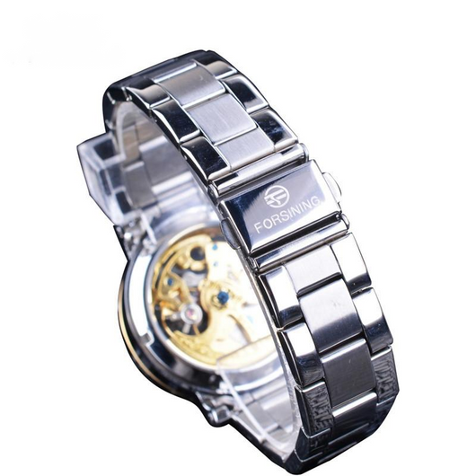 Reloj Automático Retro Dorado a Prueba de Agua - Image 11