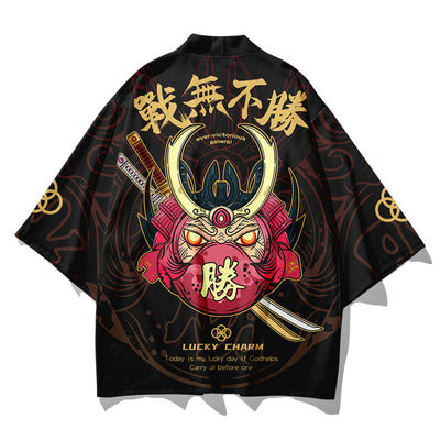 Kimono Cardigan Protección Solar Estilo Oriental Manga 3/4 Ligero - Image 10