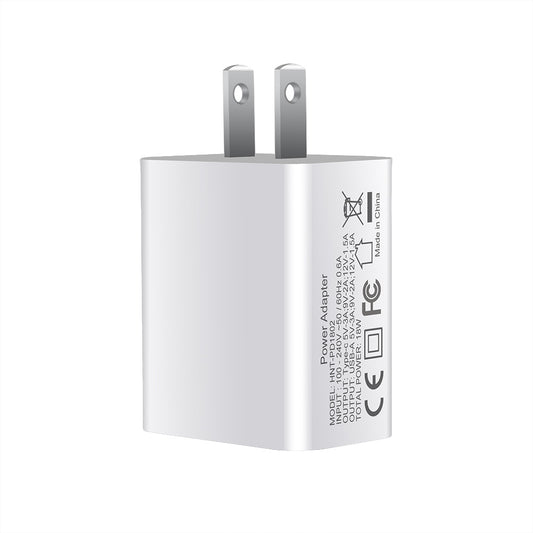 Cargador Rápido 18W Dual Puerto USB-C PD para iPhone 12 y Dispositivos