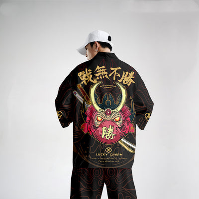 Kimono Cardigan Protección Solar Estilo Oriental Manga 3/4 Ligero - Image 5