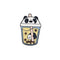 Broche Metálico Osito de Té con Leche - Pin Cartoon Animal para Ropa y Bolsas