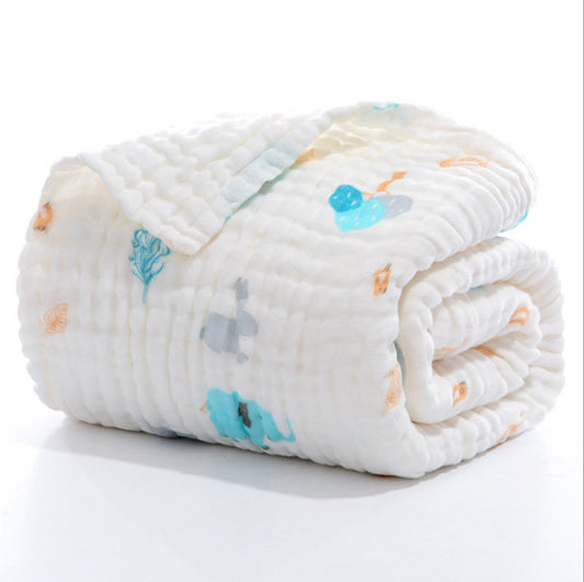 Toalla de Baño para Bebé de Algodón Puro 6 Capas - Súper Suave y Absorbente