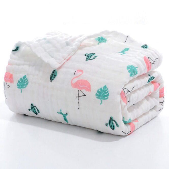 Toalla de Baño para Bebé de Algodón Puro 6 Capas - Súper Suave y Absorbente