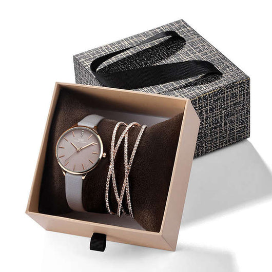 Estuche de Cristal para Reloj y Pulsera - Set Elegante de Joyería - Image 6