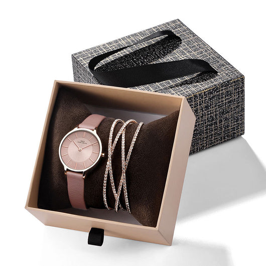 Estuche de Cristal para Reloj y Pulsera - Set Elegante de Joyería - Image 2