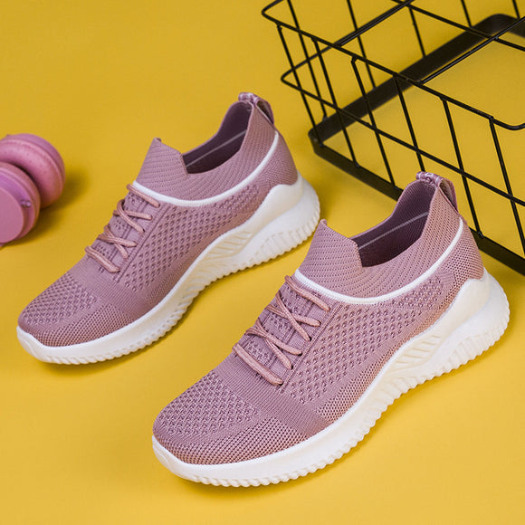 Zapatillas Deportivas Transpirables para Mamá - Comodidad y Estilo Primavera Verano