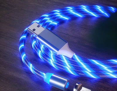 Cable de Carga Magnético LED Multiconector - Compatible con iPhone, Samsung y USB Type-C - Image 7