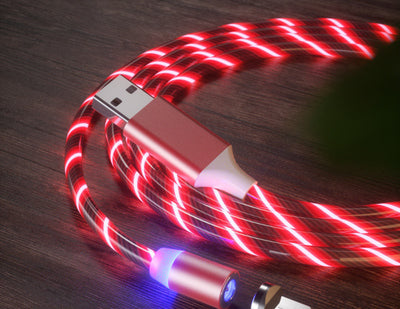 Cable de Carga Magnético LED Multiconector - Compatible con iPhone, Samsung y USB Type-C - Image 5