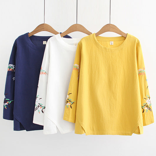Blusa Occidental de Manga Larga para Mujer Adulta - Corte Holgado - Image 12