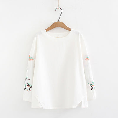 Blusa Occidental de Manga Larga para Mujer Adulta - Corte Holgado - Image 4
