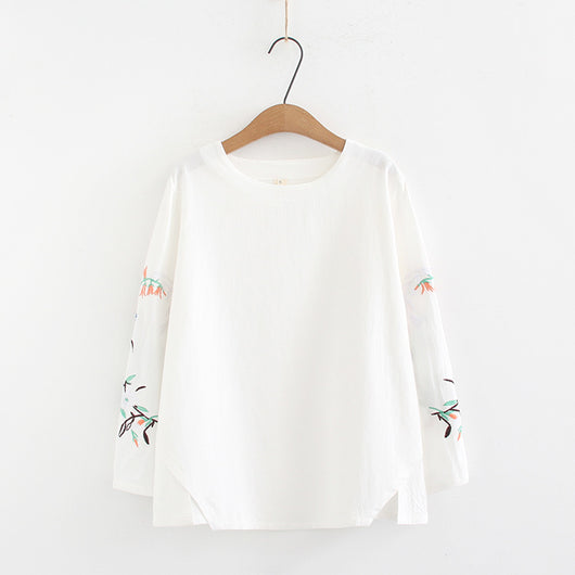 Blusa Occidental de Manga Larga para Mujer Adulta - Corte Holgado - Image 4