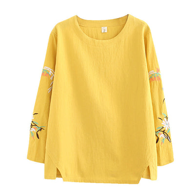 Blusa Occidental de Manga Larga para Mujer Adulta - Corte Holgado - Image 2
