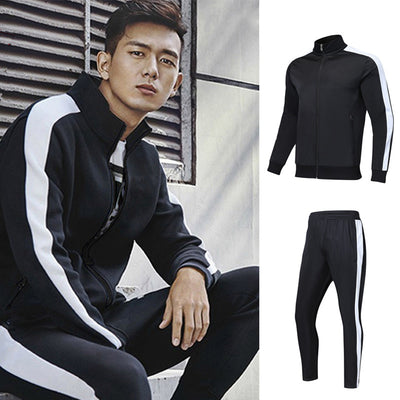 Conjunto Deportivo de Terciopelo con Chamarra Larga - Sudadera de Entrenamiento Matutino - Image 2