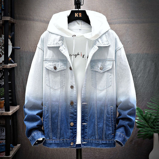 Chaqueta Polar Degradada para Parejas - Abrigo Grueso y Cálido - Image 3