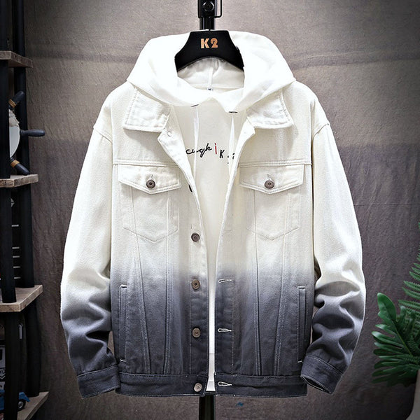 Chaqueta Polar Degradada para Parejas - Abrigo Grueso y Cálido
