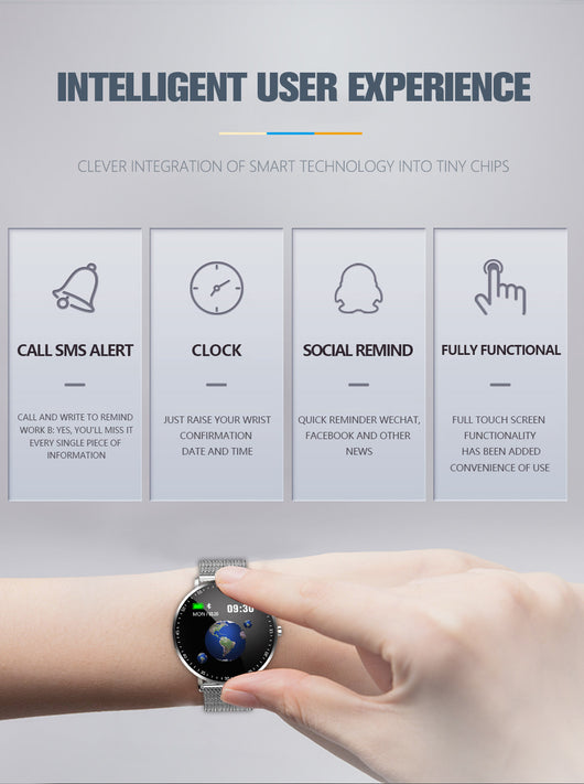 Pulsera Inteligente Full Touch - Monitor de Actividad Física y Salud - Image 33