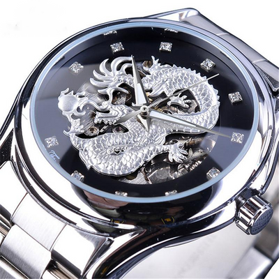 Reloj Automático Mecánico Hueco con Correa de Acero y Resistencia al Agua - Image 7