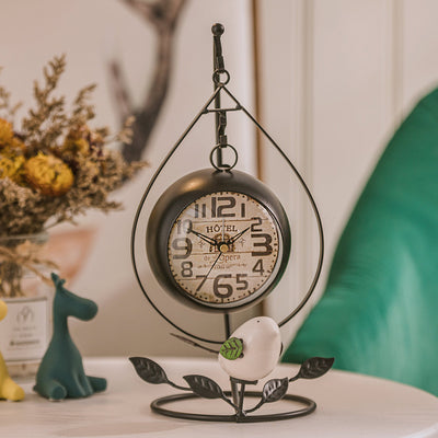 Reloj de Escritorio Dorado Minimalista Moderno con Alarma - Image 5