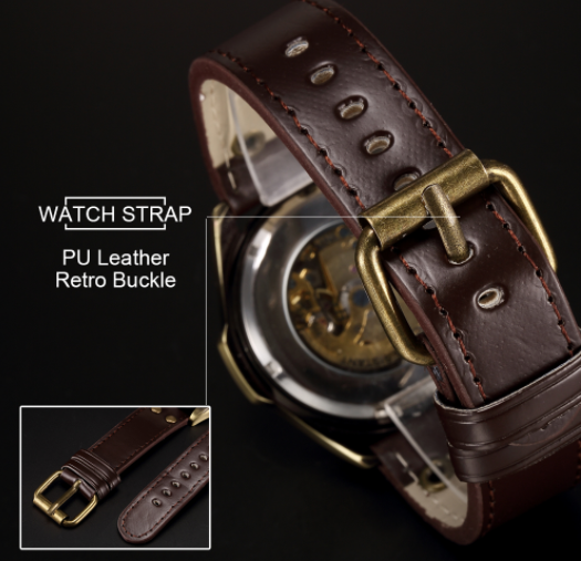 Reloj Mecánico Automático Hueco para Hombre - Diseño Vintage Clásico - Image 13