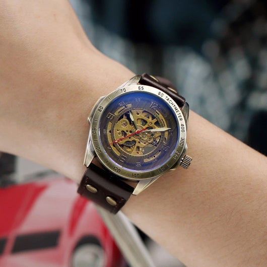 Reloj Mecánico Automático Hueco para Hombre - Diseño Vintage Clásico - Image 4