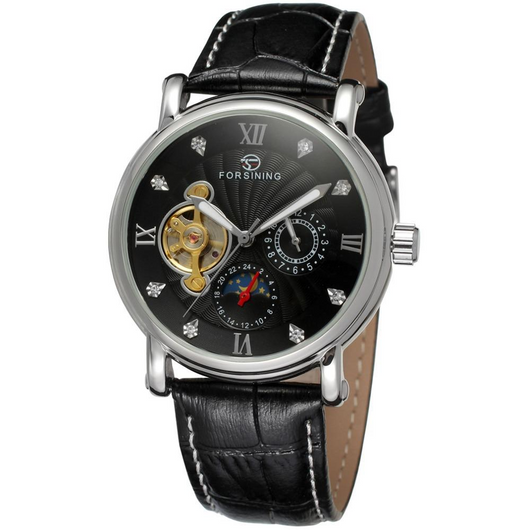 Reloj Automático Mecánico de Cuero Impermeable para Hombre - Image 11