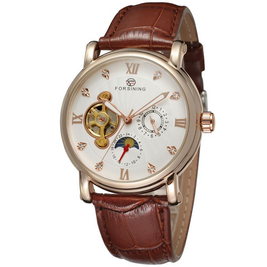 Reloj Automático Mecánico de Cuero Impermeable para Hombre - Image 5