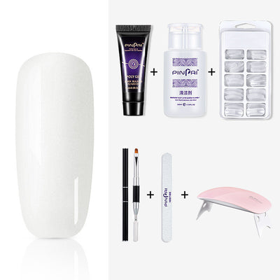 Kit Completo de Adhesivo Fotopolimerizable para Extensiones de Uñas con Moldes y Refuerzo - Image 9