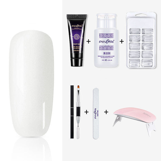 Kit Completo de Adhesivo Fotopolimerizable para Extensiones de Uñas con Moldes y Refuerzo - Image 9