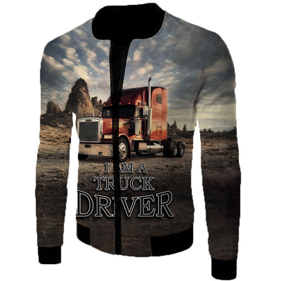 Chaqueta Béisbol Hombre Impresión 3D Digital Suelta Casual
