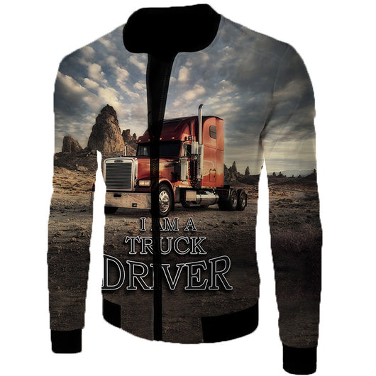 Chaqueta Béisbol Hombre Impresión 3D Digital Suelta Casual