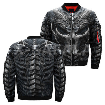 Chaqueta Béisbol Hombre Impresión 3D Digital Suelta Casual - Image 4