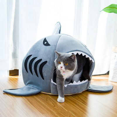 Cama Tiburón Multifuncional para Perros Pequeños y Gatos - Image 11