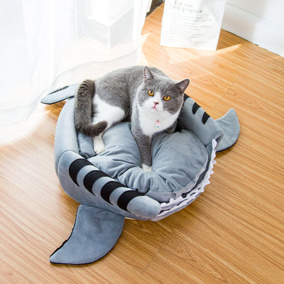 Cama Tiburón Multifuncional para Perros Pequeños y Gatos - Image 5