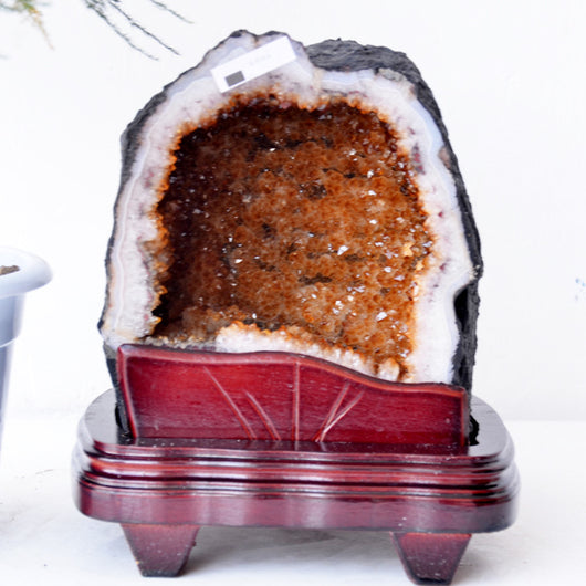 Geoda de Citrina Natural - Decoración Feng Shui para el Hogar - Image 13