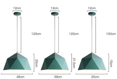 Lámparas Colgantes Geométricas Coloridas - Diseño Moderno - Image 29