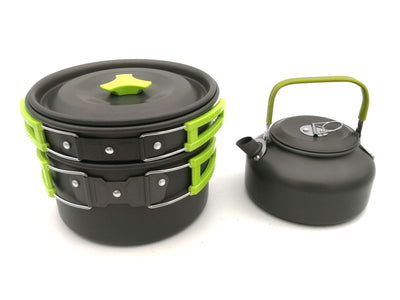 Juego de Utensilios de Cocina para Campamento y Picnic Antiadherente con Accesorios Plegables - Image 7