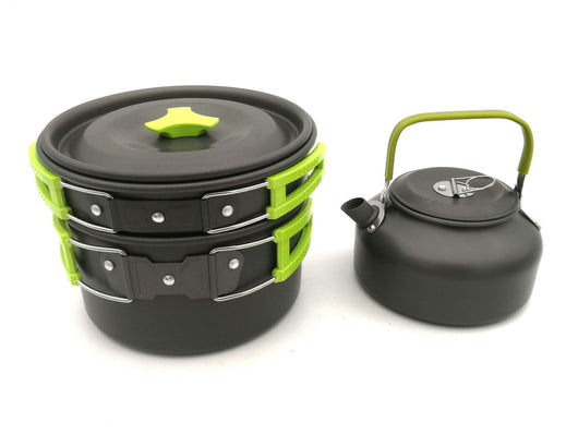 Juego de Utensilios de Cocina para Campamento y Picnic Antiadherente con Accesorios Plegables - Image 7