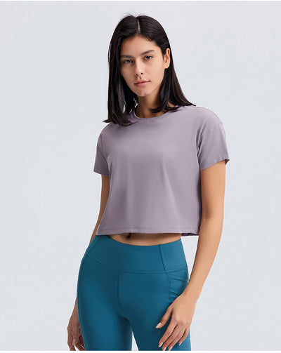 Top Deportivo Mujer Primavera Cuello Redondo Manga Corta Transpirable - Image 9