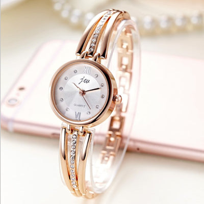 Reloj de Acero Inoxidable con Cristales Brillantes - Image 9