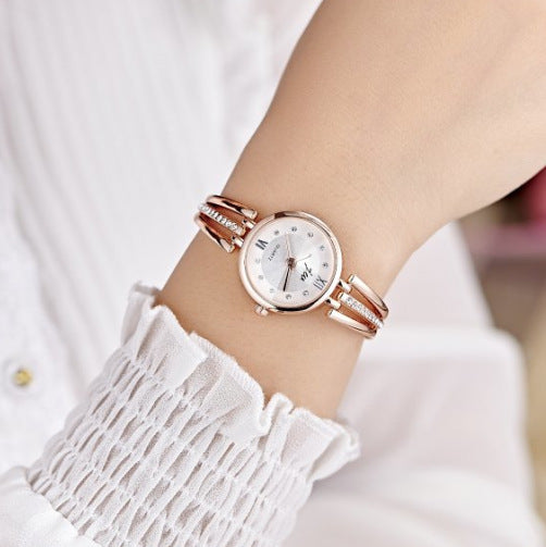 Reloj de Acero Inoxidable con Cristales Brillantes - Image 2
