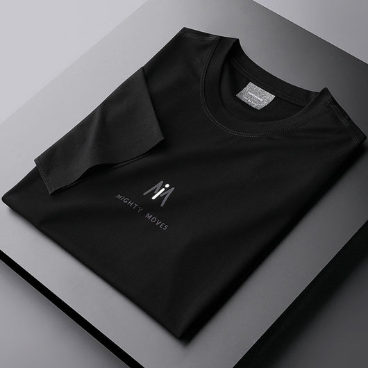Camiseta Casual Hombre Manga Corta Algodón Mercerizado Estilo Coreano - Image 6