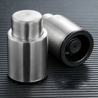 Tapón de Vacío para Vino con Botón Pulsador para Conservar la Frescura - Image 9