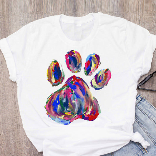 Playera Mamá Perro con Huella y ECG - Amor de Mascota - Image 15