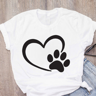 Playera Mamá Perro con Huella y ECG - Amor de Mascota - Image 17