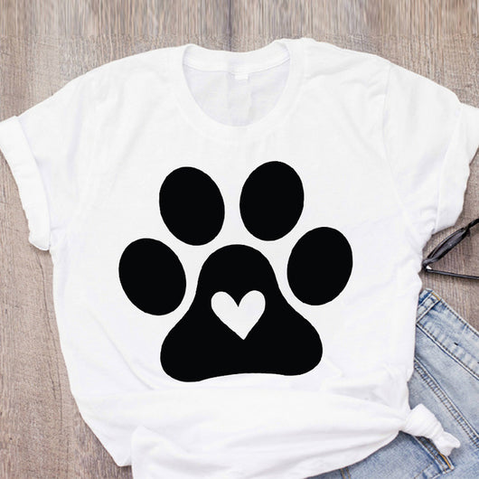 Playera Mamá Perro con Huella y ECG - Amor de Mascota - Image 6