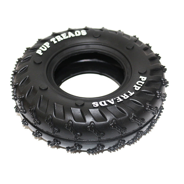 Juguete Masticable para Perros - Anillo de Caucho Resistente para Limpiar Dientes