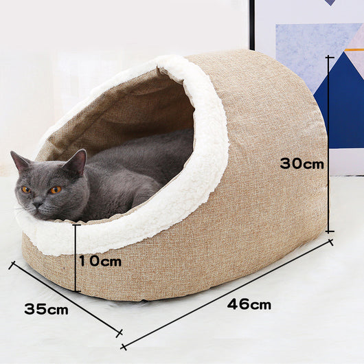 Casa para Mascotas Otoño Invierno - Refugio Cálido para Perros y Gatos - Image 11