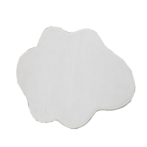 Tapete Nube Blanca Suave para Piso, Alfombra Decorativa Junto a la Cama