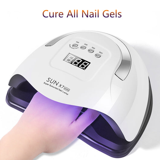 Lámpara UV LED profesional Sun X7Max 180W - Secador de uñas de doble luz - Image 9